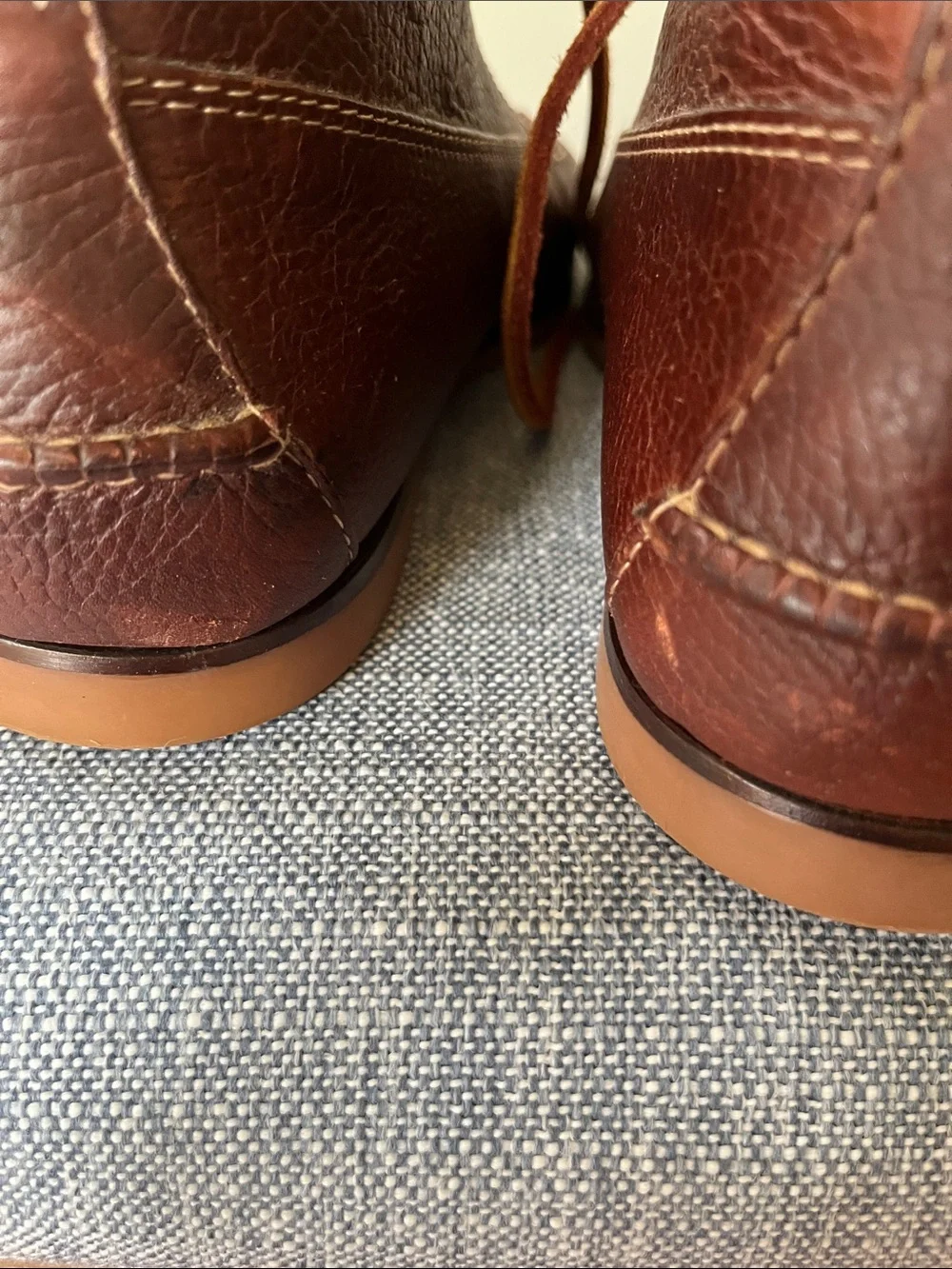 LL Bean Jackman Ranger Moc Ankle Boots Lace Up Leather Signature 281251